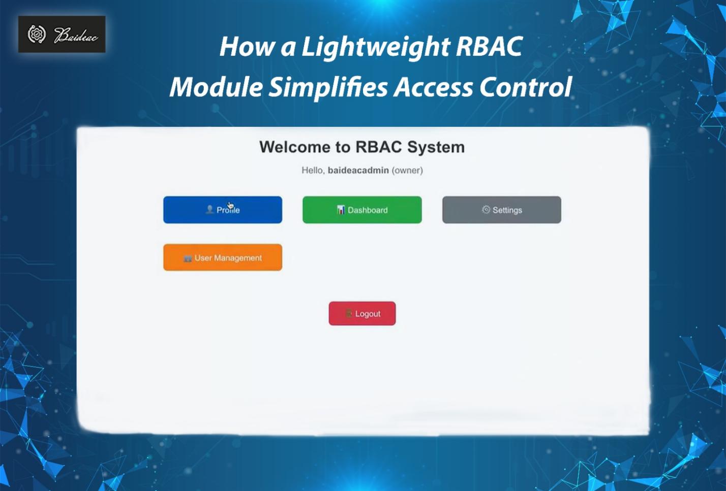 Lightweight RBAC Module